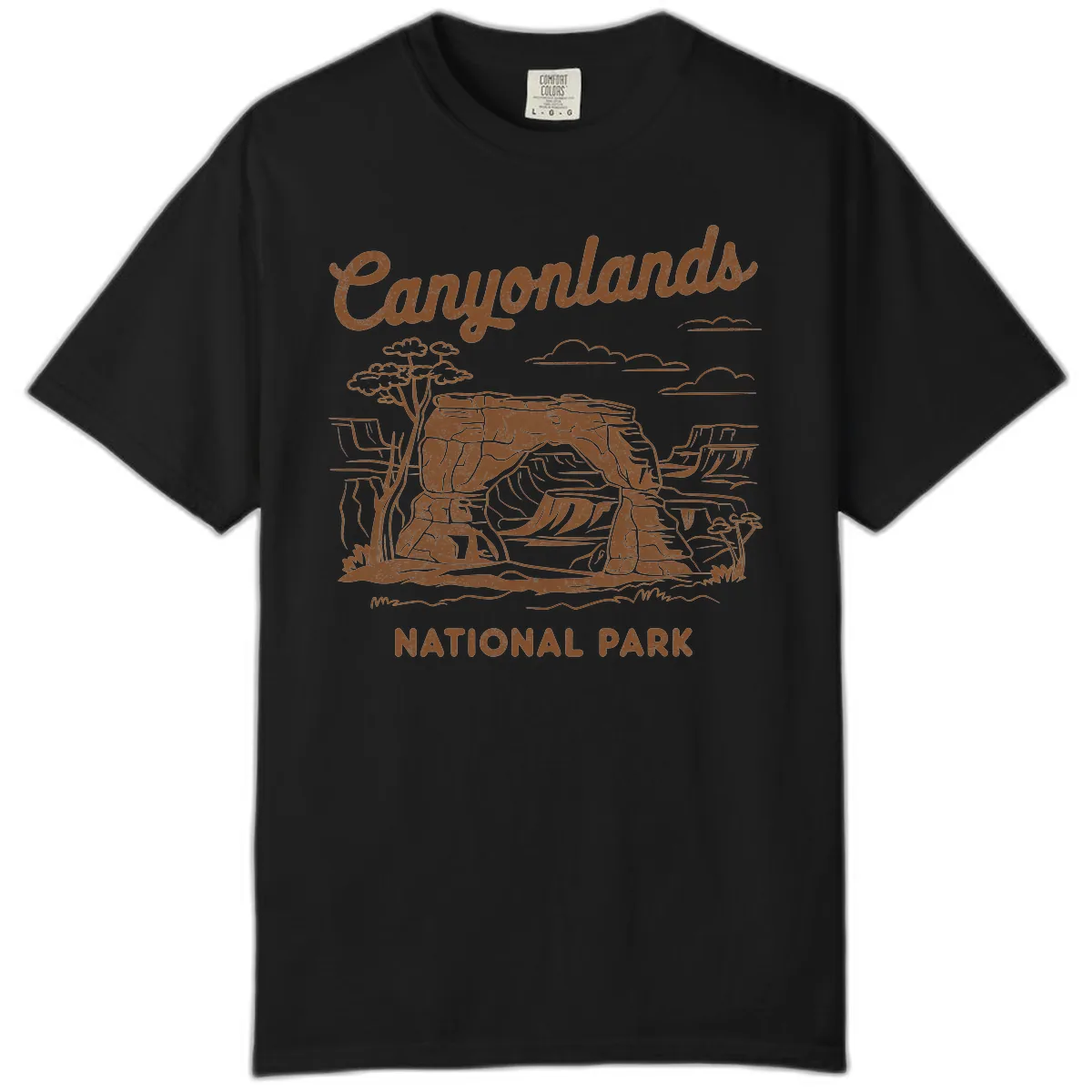 Canyonlands National Park Desert Vista Comfort Color in Black
