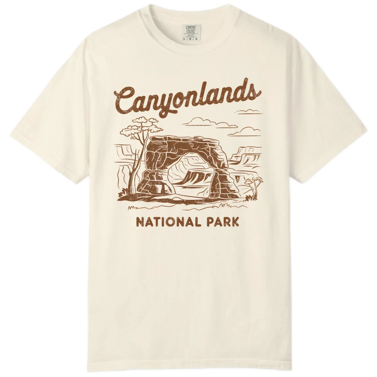 Canyonlands National Park Desert Vista Comfort Color in Ivory