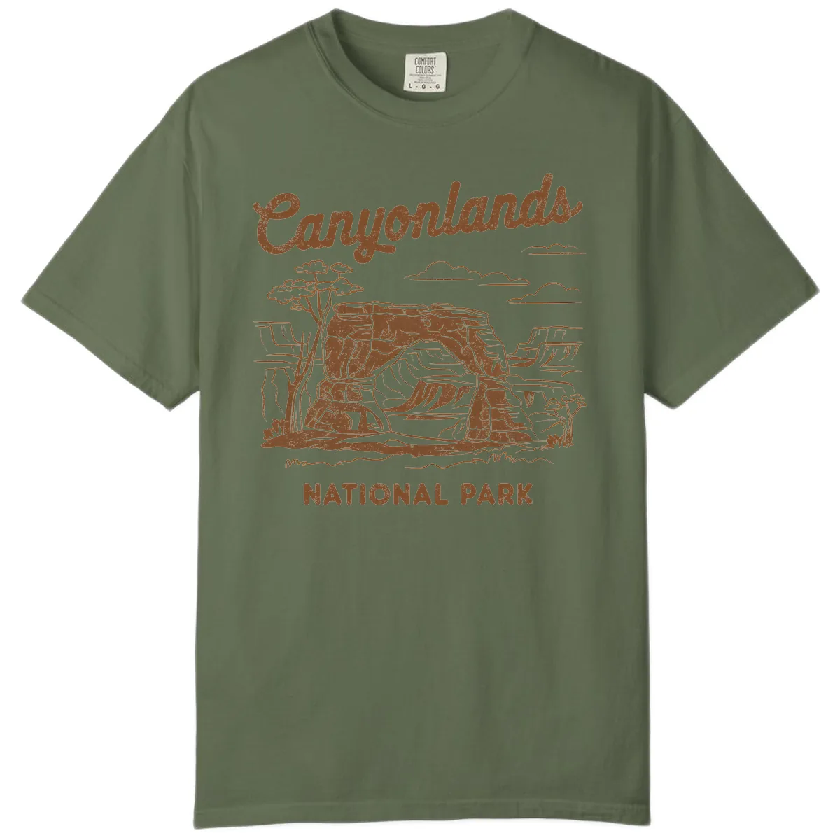 Canyonlands National Park Desert Vista Comfort Color in Sage