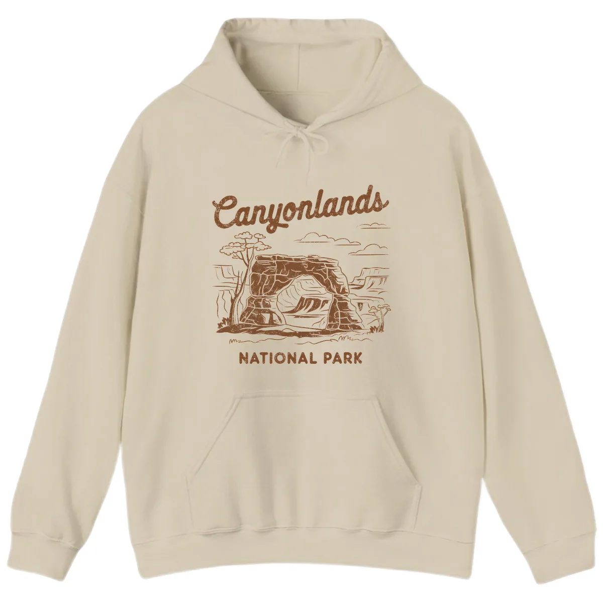 Canyonlands National Park Desert Vista Hoodie in Sand