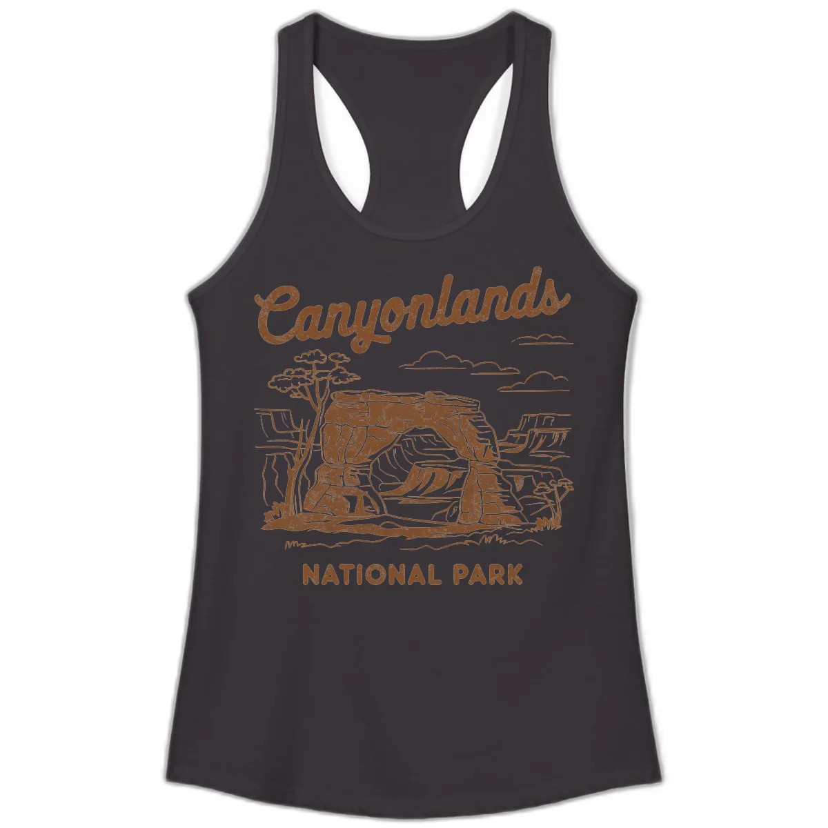 Canyonlands National Park Desert Vista Ladies Tank in Black