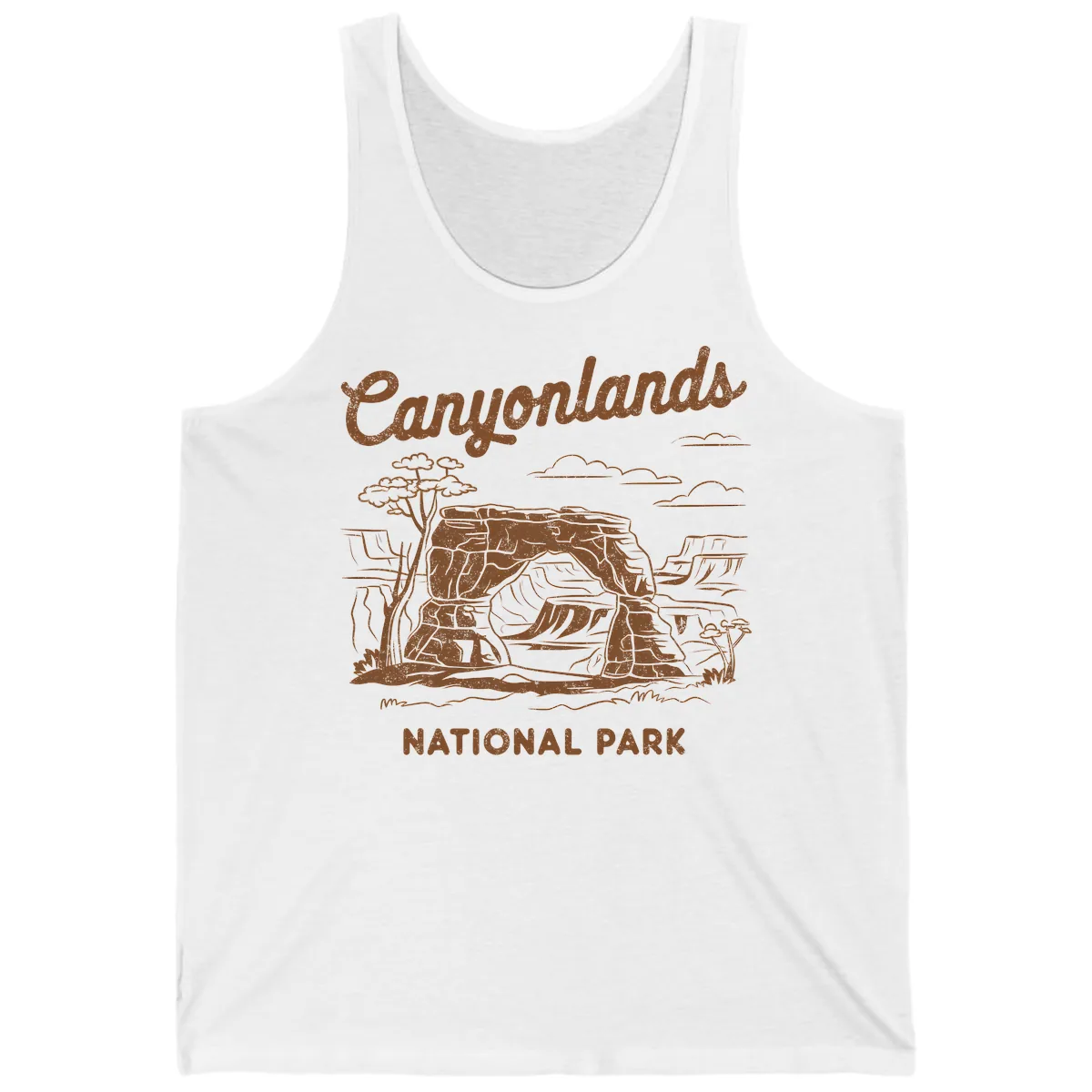 Canyonlands National Park Desert Vista Tank in White