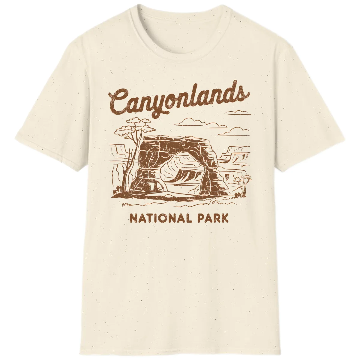 Canyonlands National Park Desert Vista T-Shirt in Natural