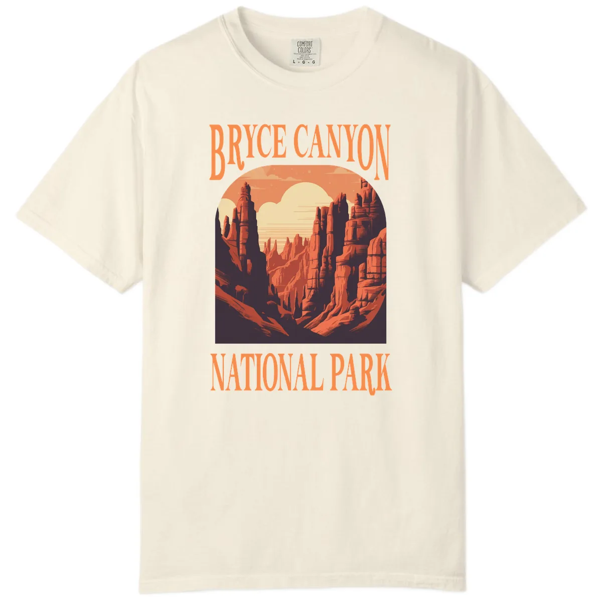 Bryce Canyon National Park Sunset Comfort Color in Ivory