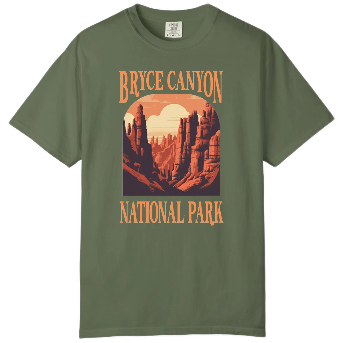 Bryce Canyon National Park Sunset Comfort Color in Sage