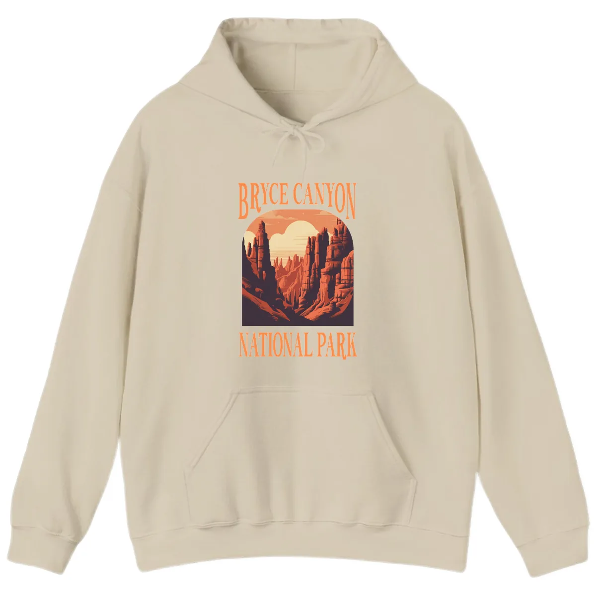 Bryce Canyon National Park Sunset Hoodie in Sand