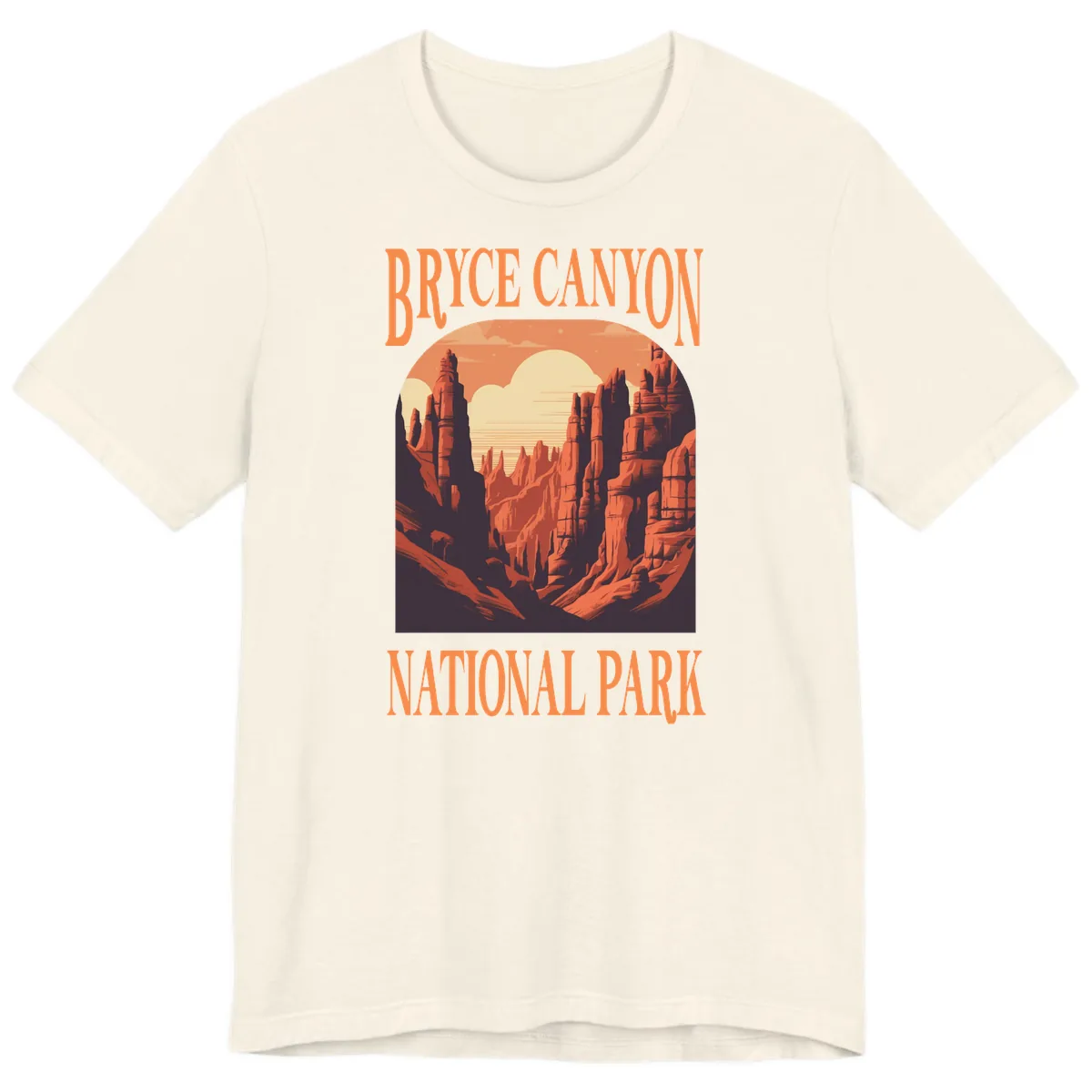 Bryce Canyon National Park Sunset Premium T-Shirt in Natural