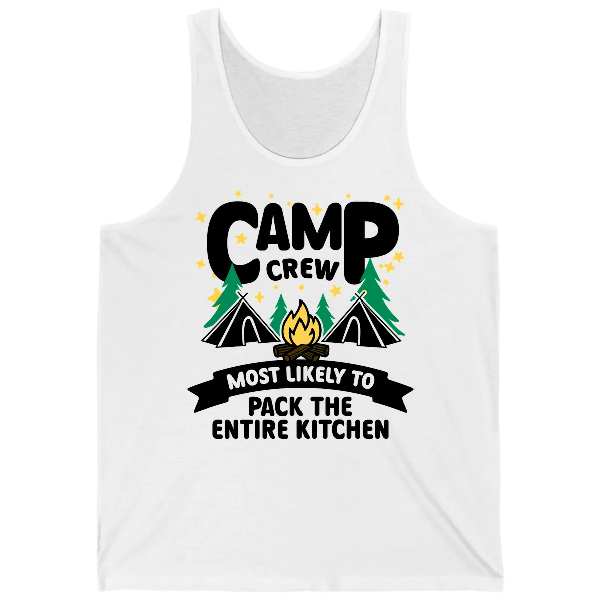 Camp Crew Most Likely To Pack The Kitchen Tank in White