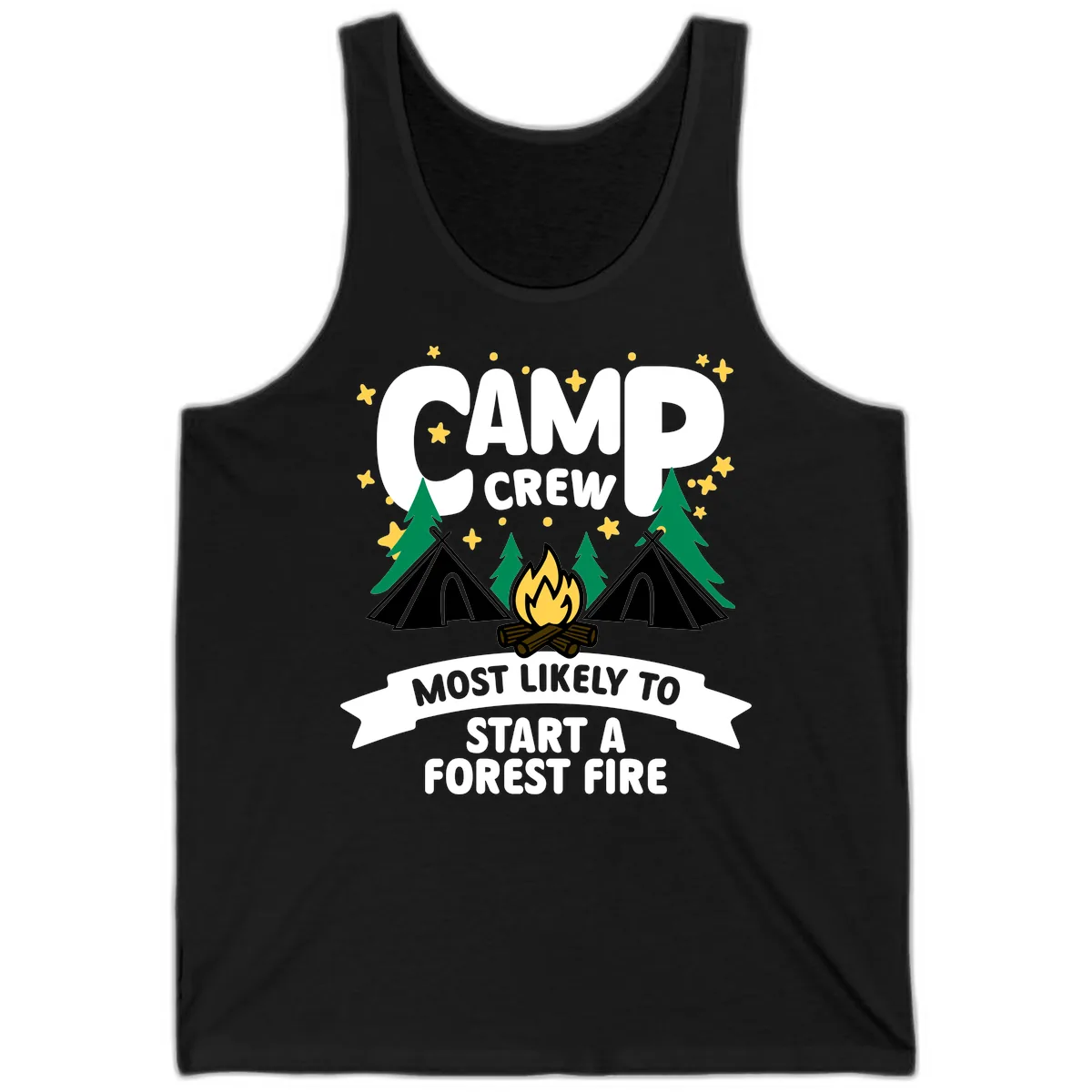 Camp Crew Most Likely Forest Fire Tank in Black