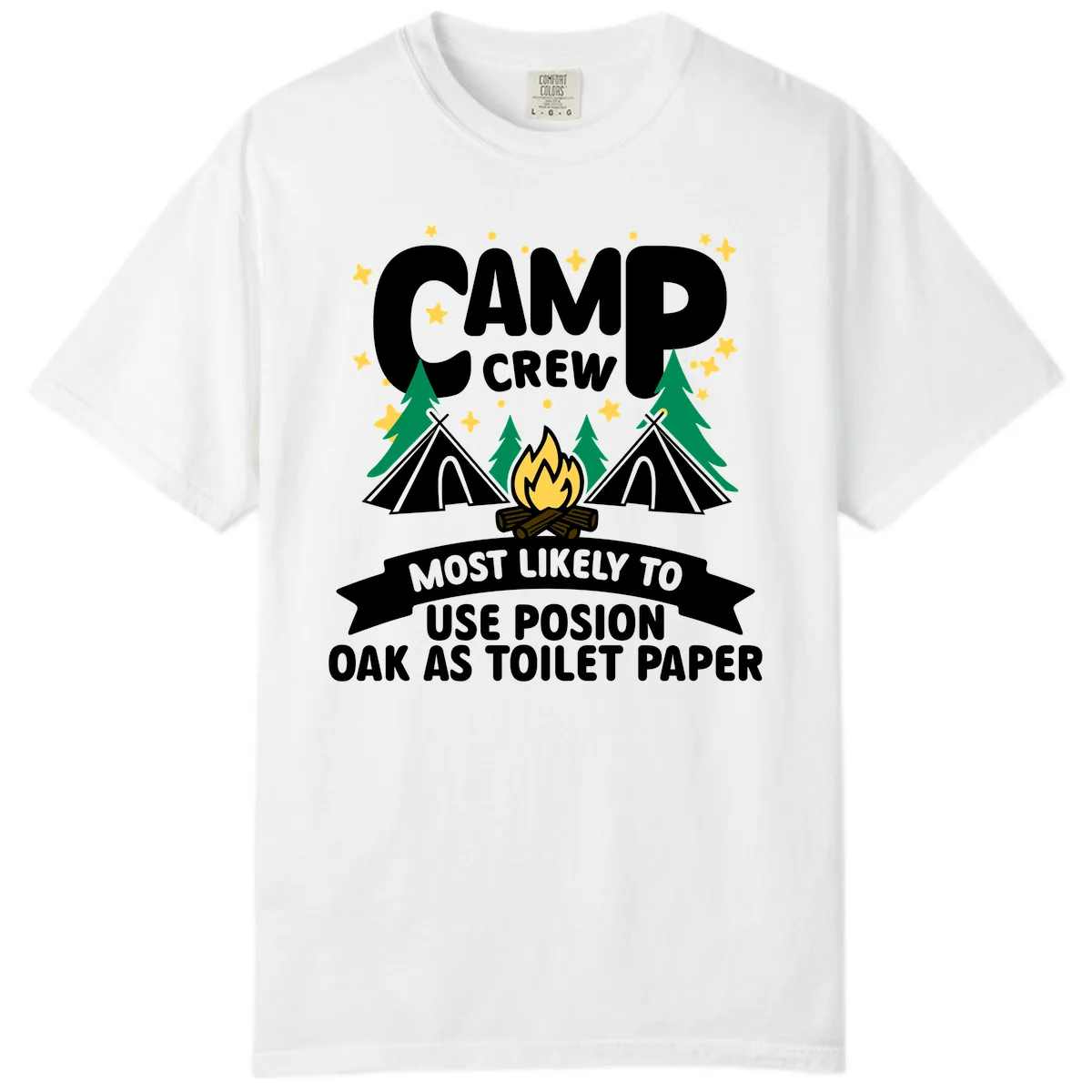 Camp Crew Posion Oak Toilet Paper Comfort Color in White
