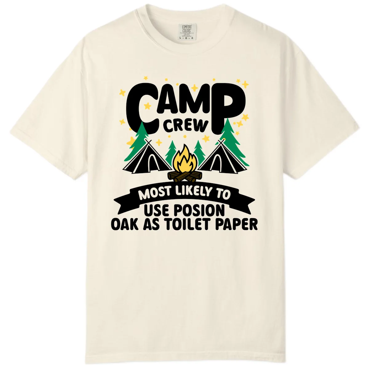 Camp Crew Posion Oak Toilet Paper Comfort Color in Ivory