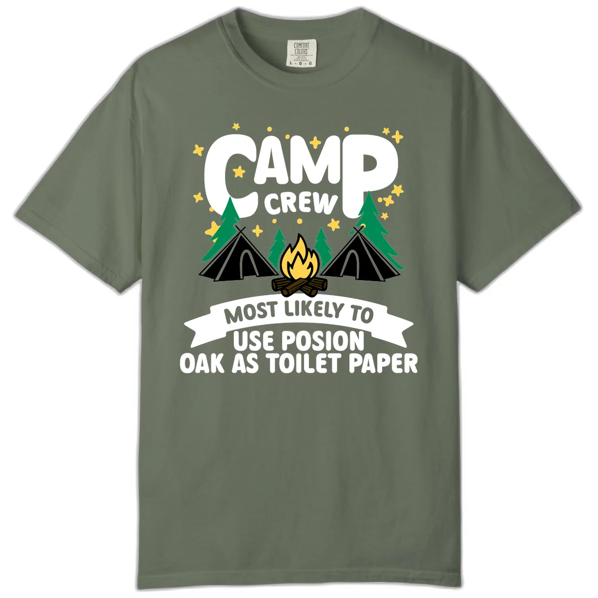 Camp Crew Posion Oak Toilet Paper Comfort Color in Moss