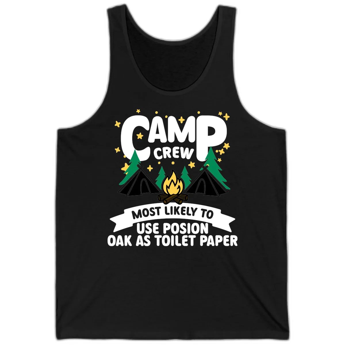 Camp Crew Posion Oak Toilet Paper Tank in Black