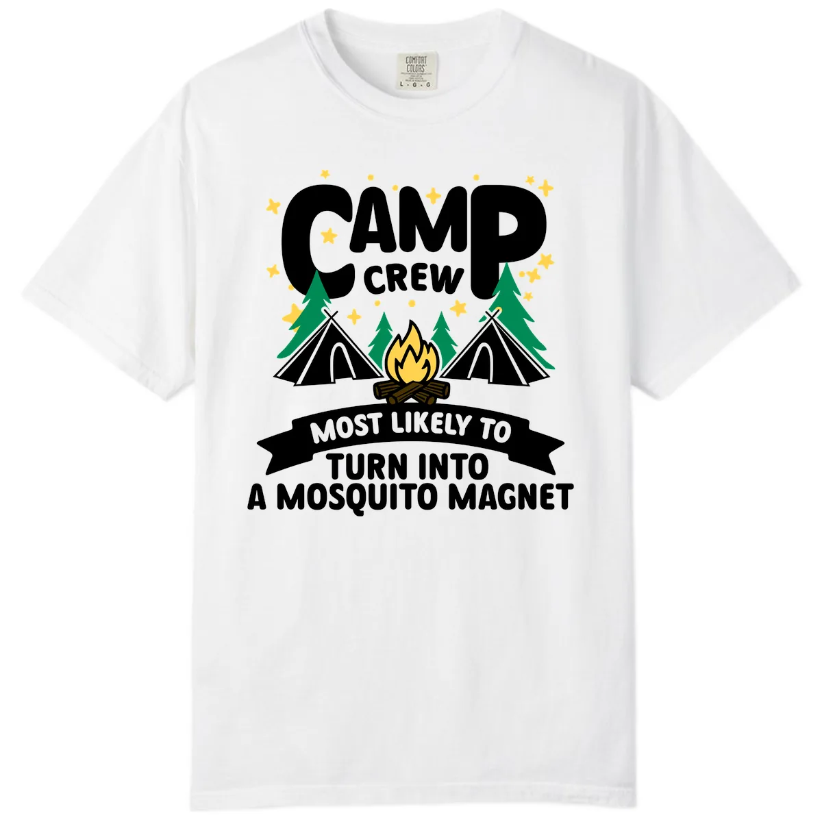 Camp Crew Mosquito Magnet Comfort Color in White