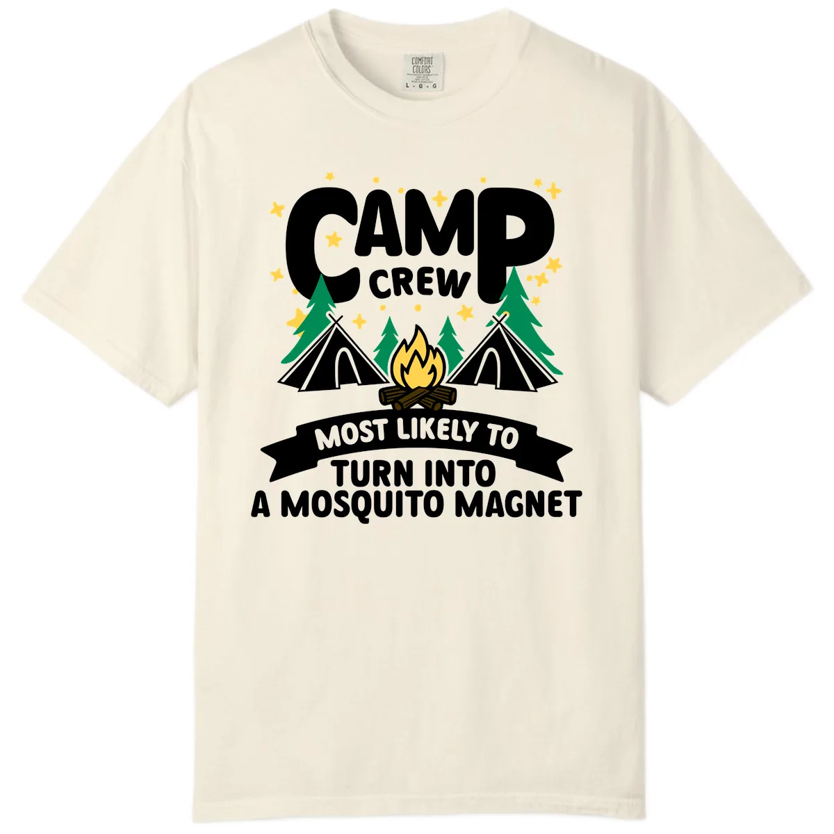 Camp Crew Mosquito Magnet Comfort Color in Ivory