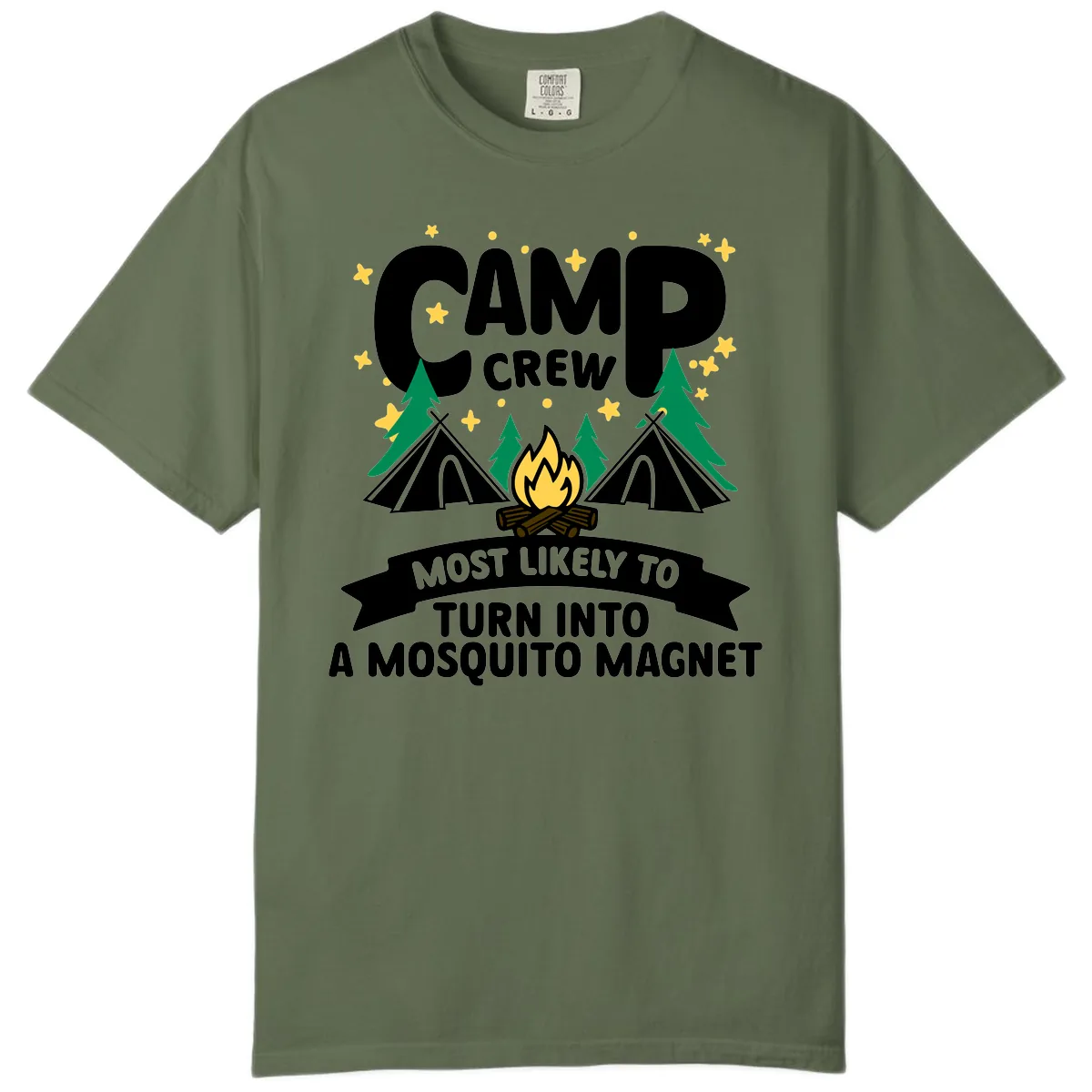 Camp Crew Mosquito Magnet Comfort Color in Sage