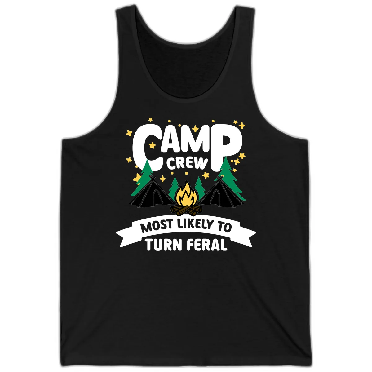 Camp Crew Most Likely To Turn Feral Tank in Black