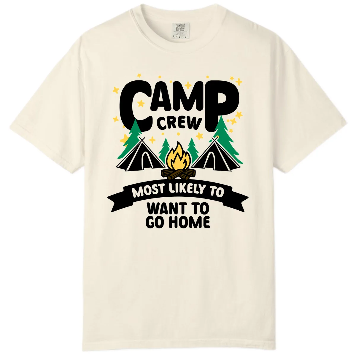 Camp Crew Most Likely To Want Home Comfort Color in Ivory