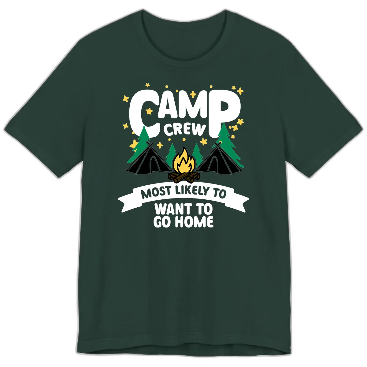 Camp Crew Most Likely To Want Home Premium T-Shirt in Forest