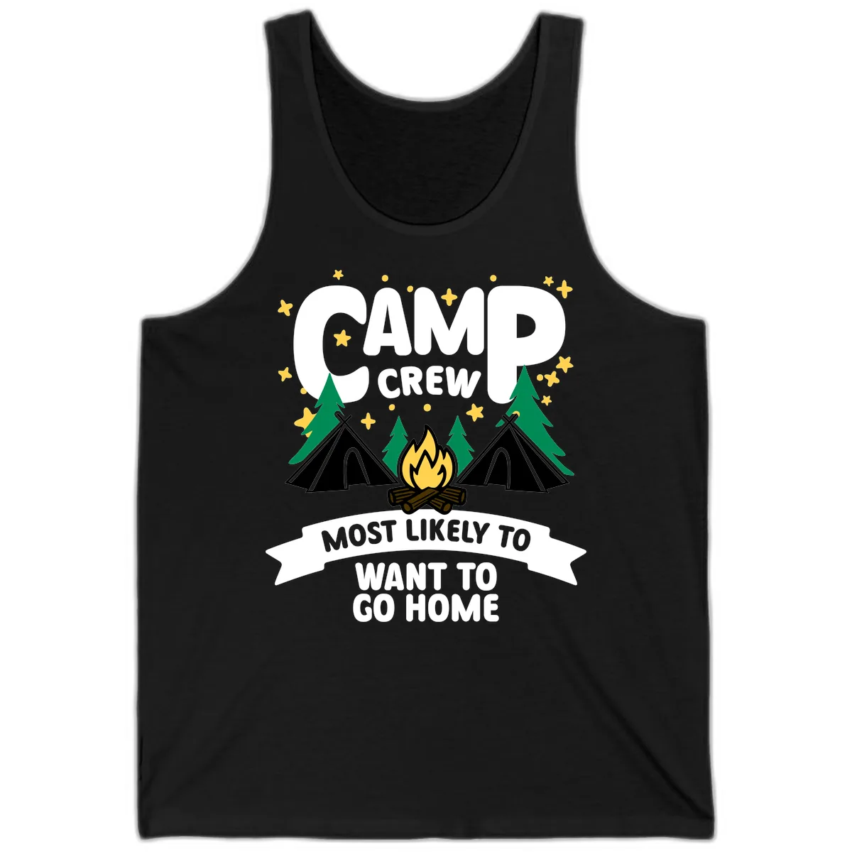 Camp Crew Most Likely To Want Home Tank in Black