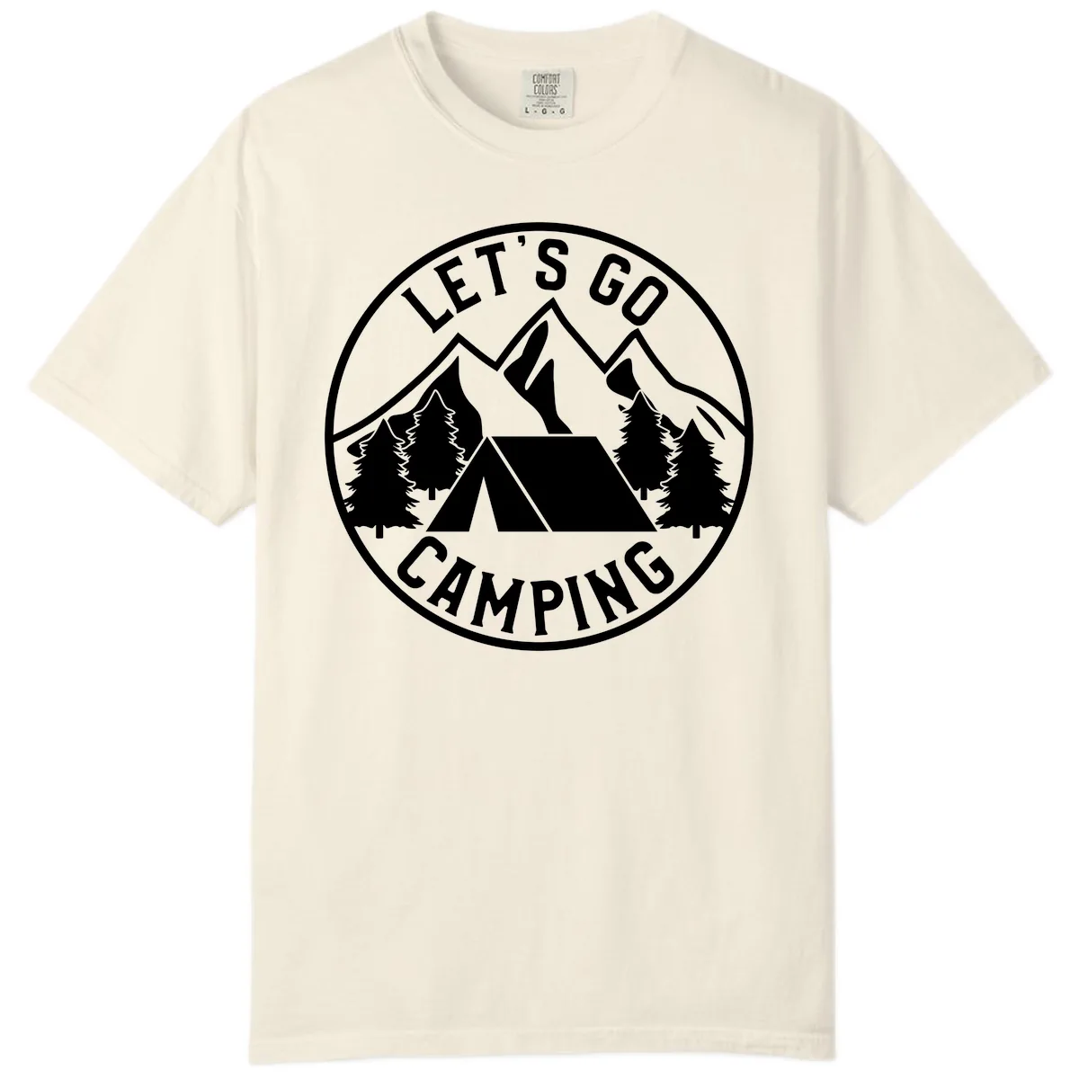 Let's Go Camping Comfort Color in Ivory