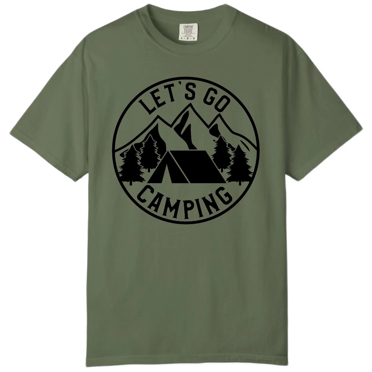 Let's Go Camping Comfort Color in Sage