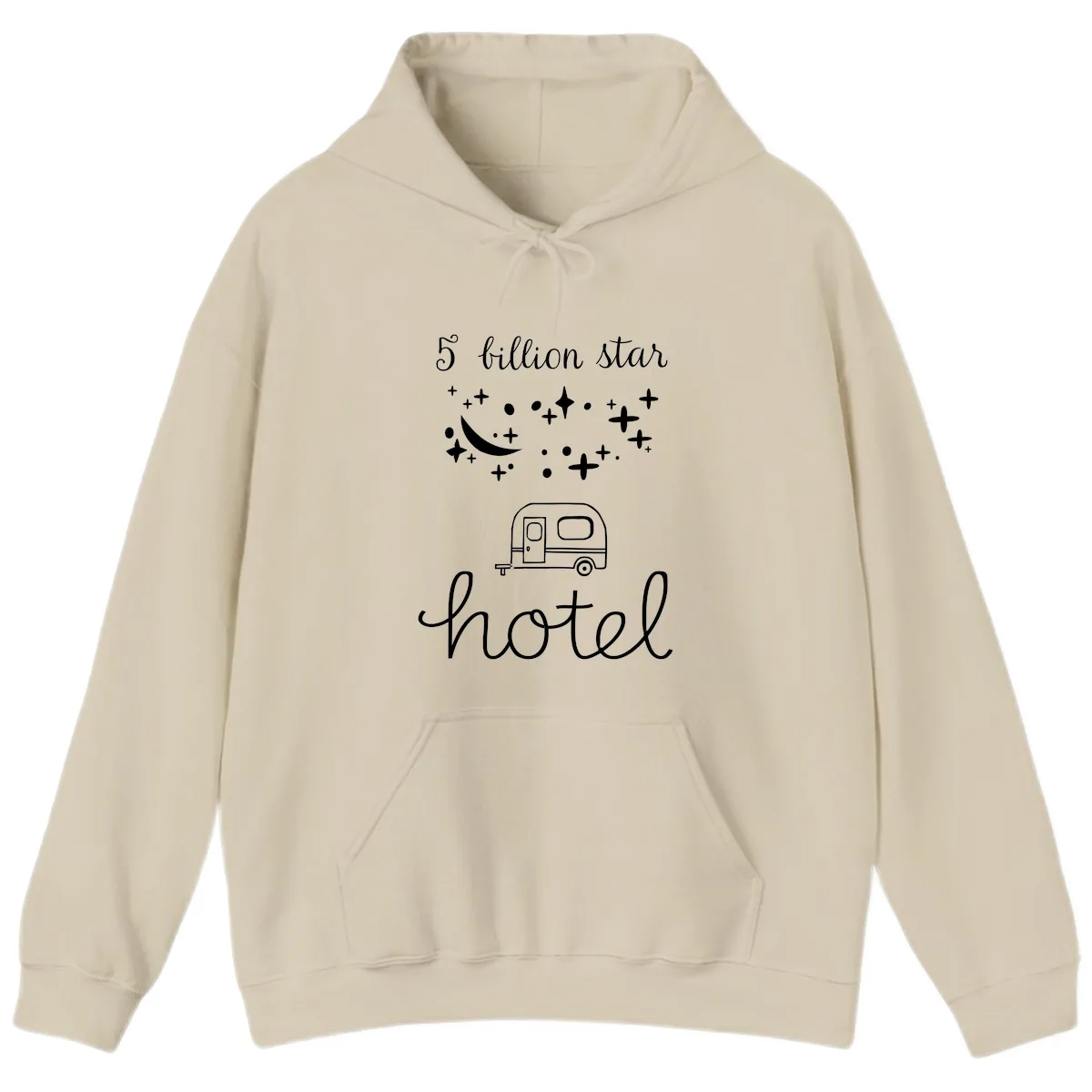 Five Billion Star Camper Hauled Hoodie in Sand