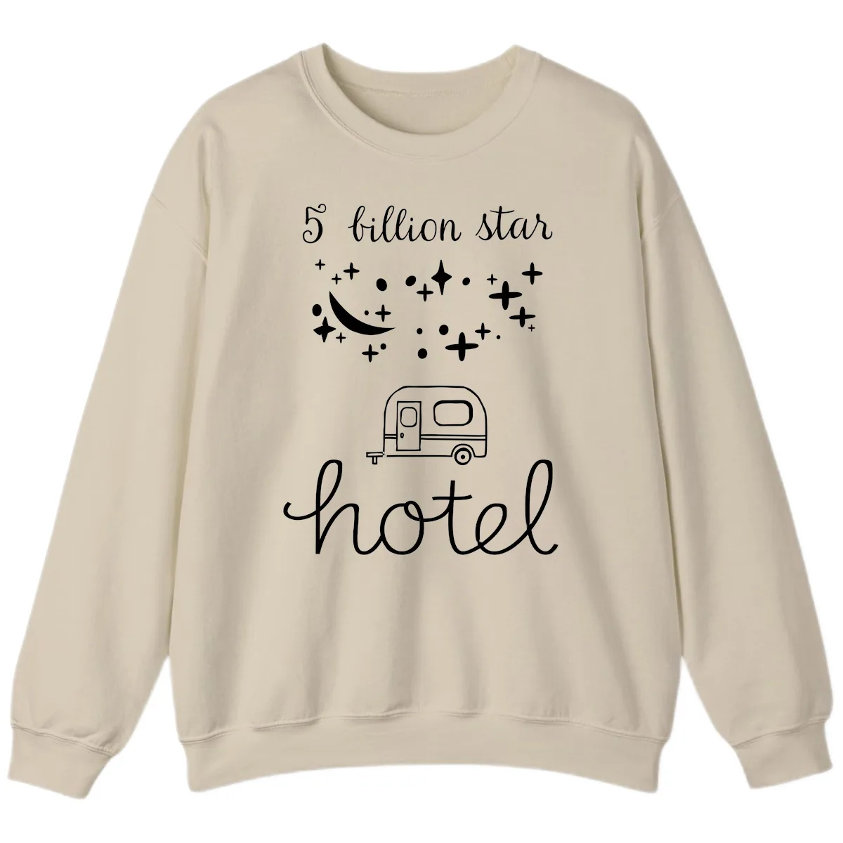 Five Billion Star Camper Hauled Sweatshirt in Sand