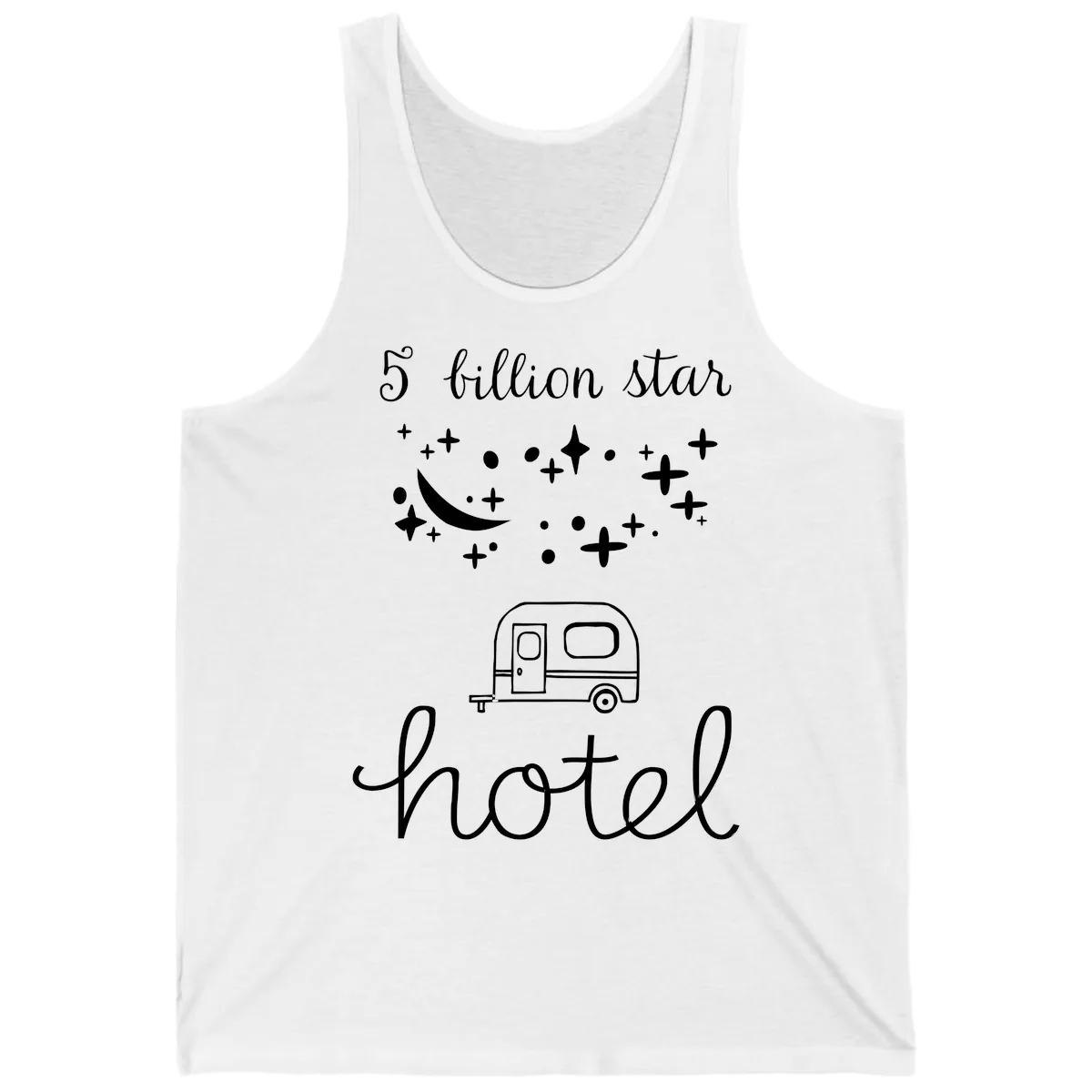 Five Billion Star Camper Hauled Tank in White