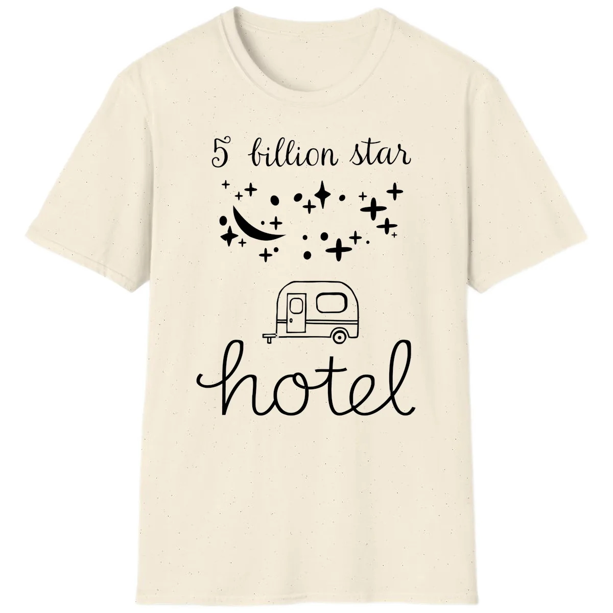 Five Billion Star Camper Hauled T-Shirt in Natural