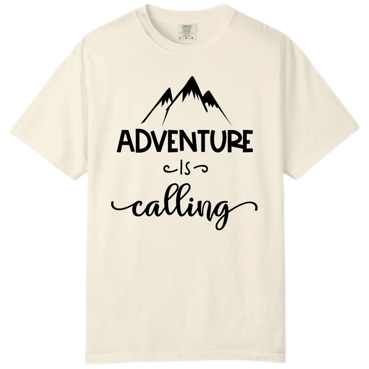 Adventure Is Calling Comfort Color in Ivory