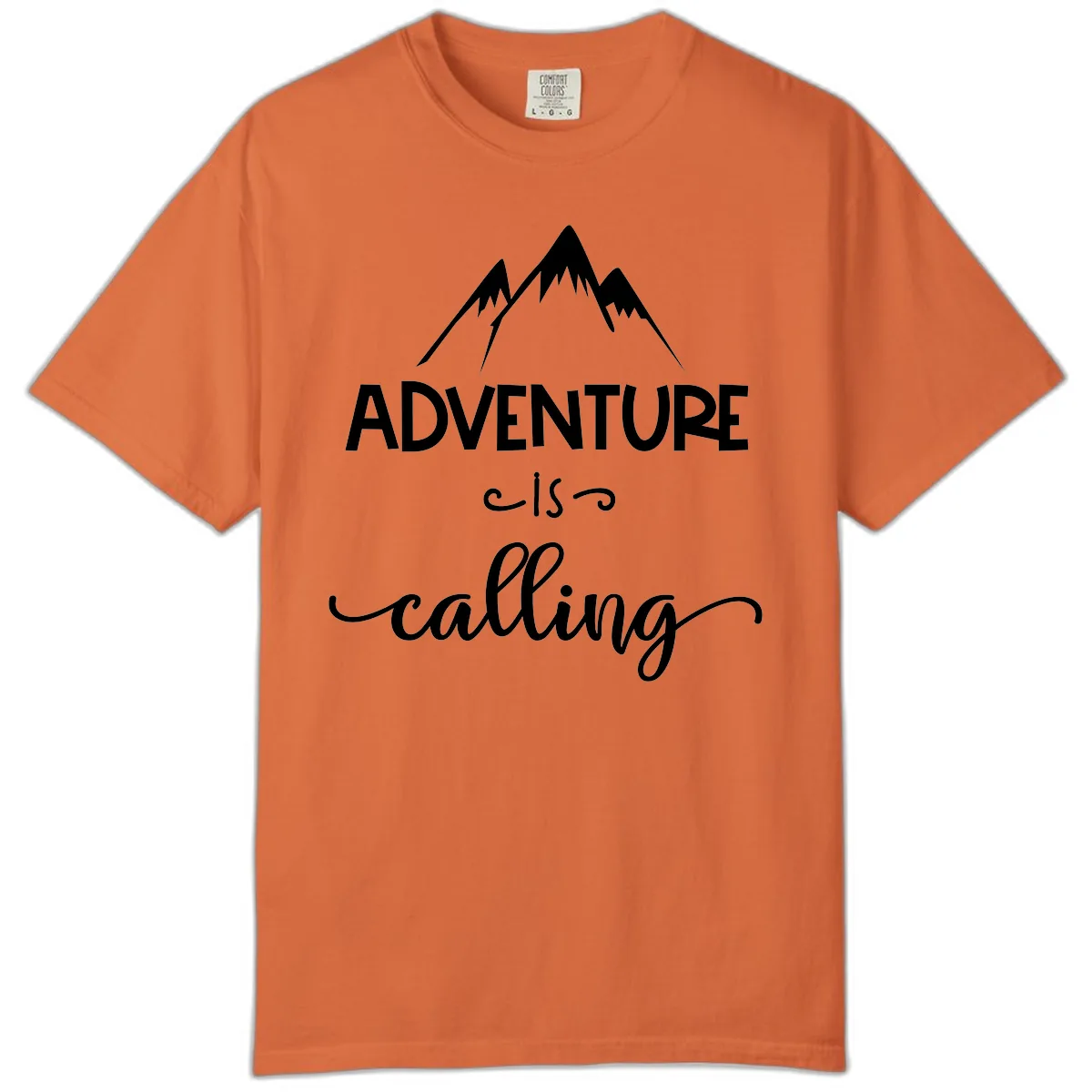Adventure Is Calling Comfort Color in Burnt Orange