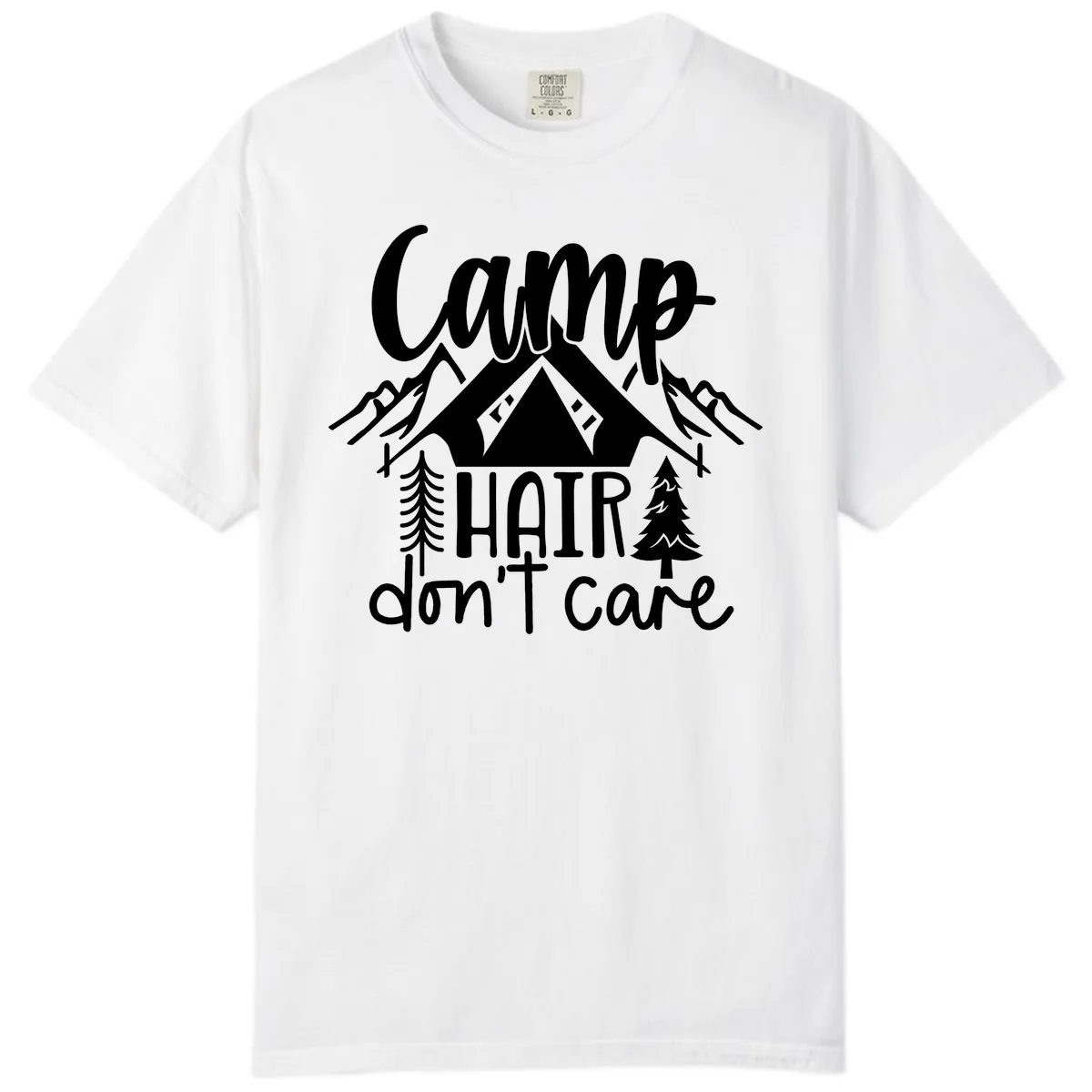 Camp Hair Don't Care Comfort Color in White