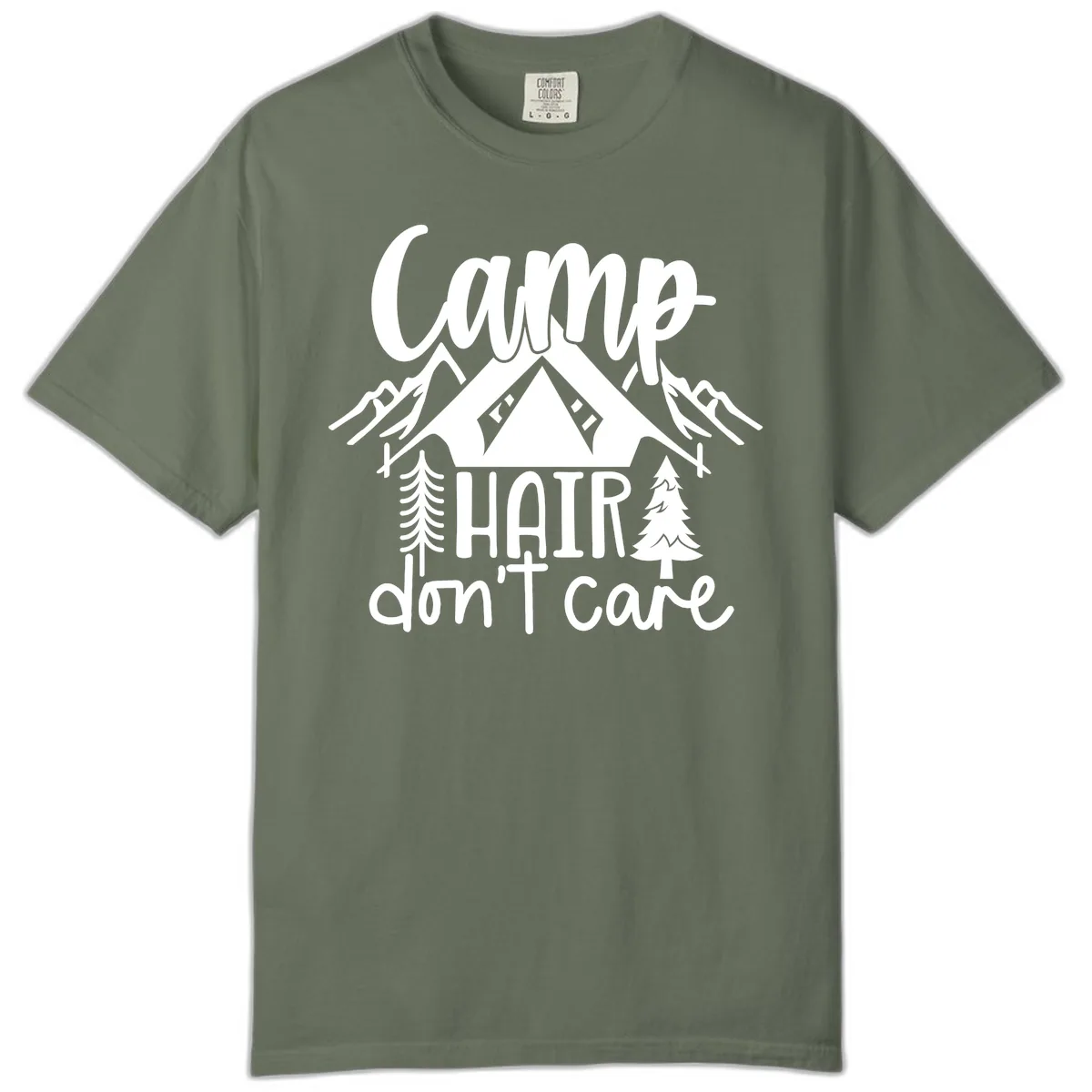 Camp Hair Don't Care Comfort Color in Moss
