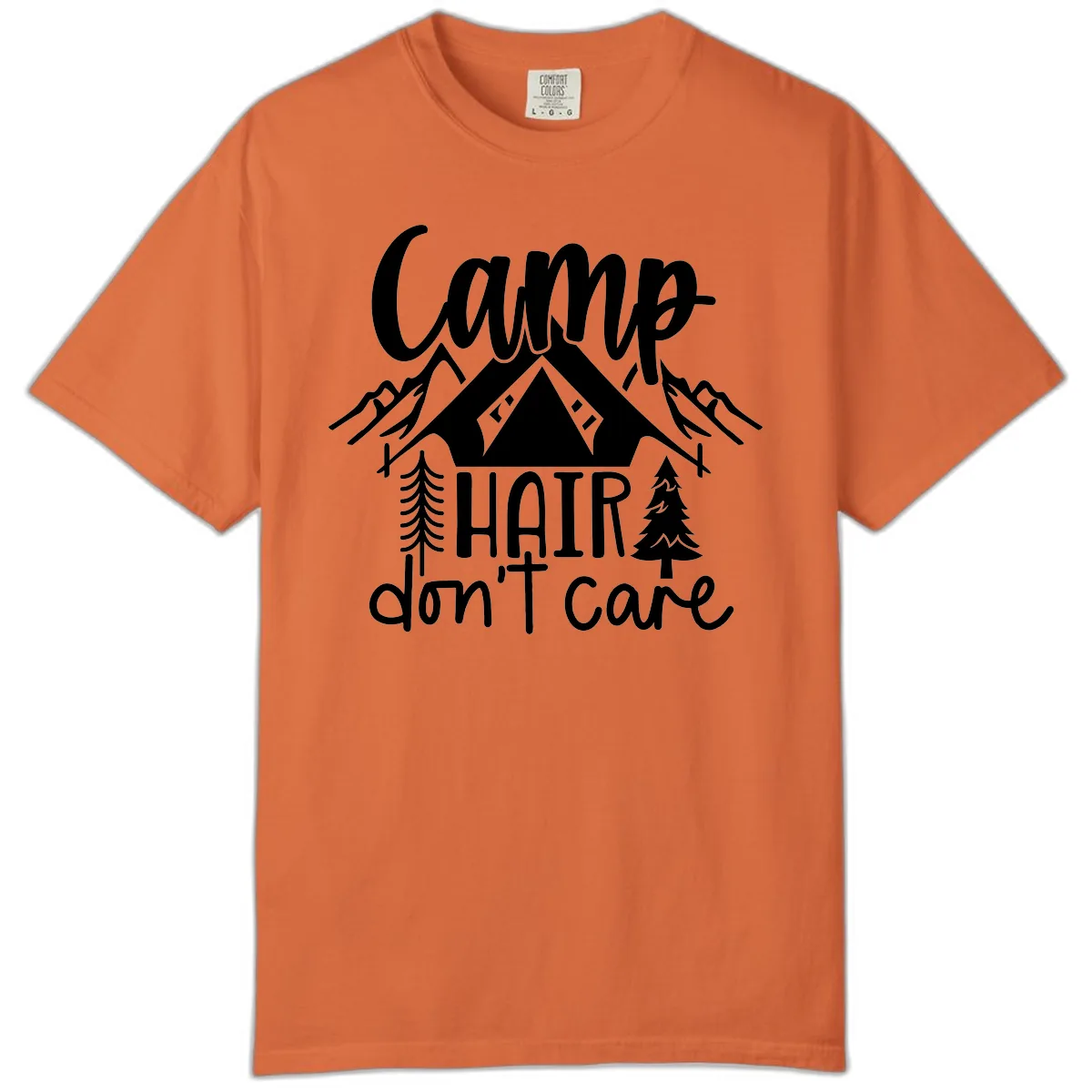 Camp Hair Don't Care Comfort Color in Burnt Orange