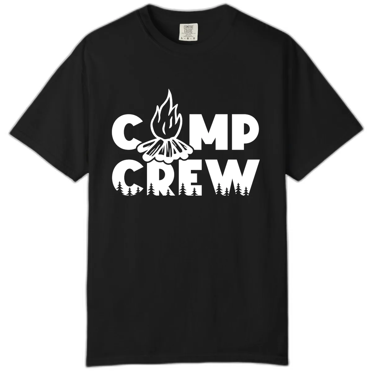 Camp Crew Fire and Forest Comfort Color in Black