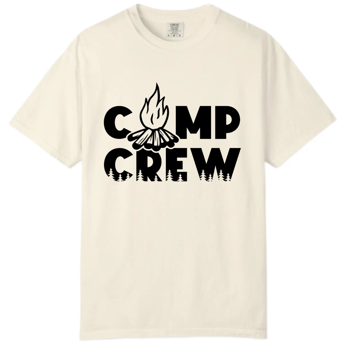 Camp Crew Fire and Forest Comfort Color in Ivory