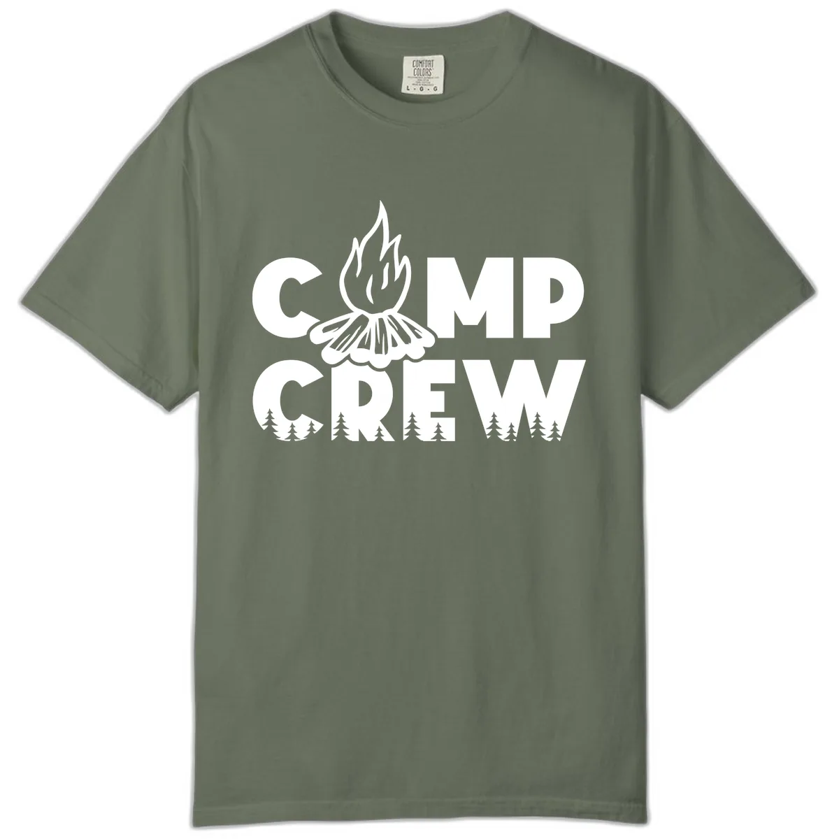 Camp Crew Fire and Forest Comfort Color in Moss