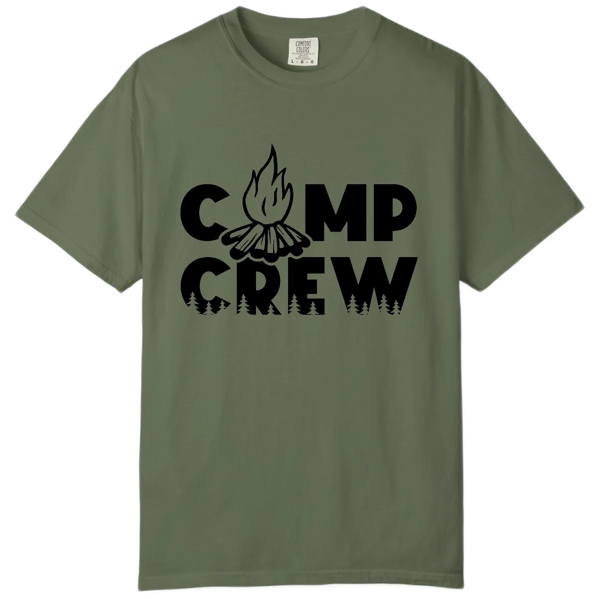 Camp Crew Fire and Forest Comfort Color in Sage