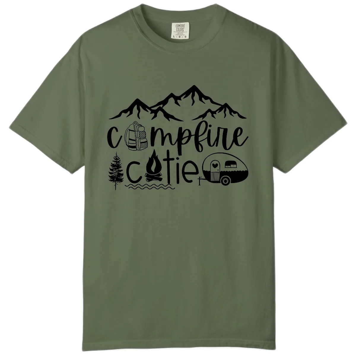 Campfire Cutie Adventure Comfort Color in Sage