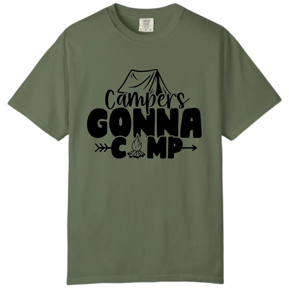 Campers Gonna Camp Comfort Color in Sage