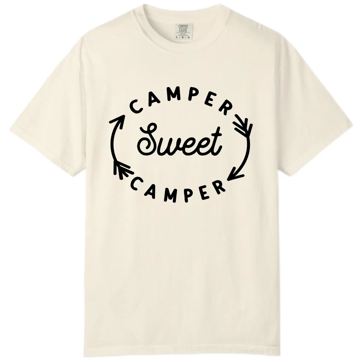 Camper Sweet Camper Comfort Color in Ivory