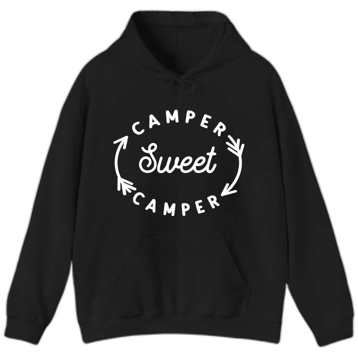 Camper Sweet Camper Hoodie in Black