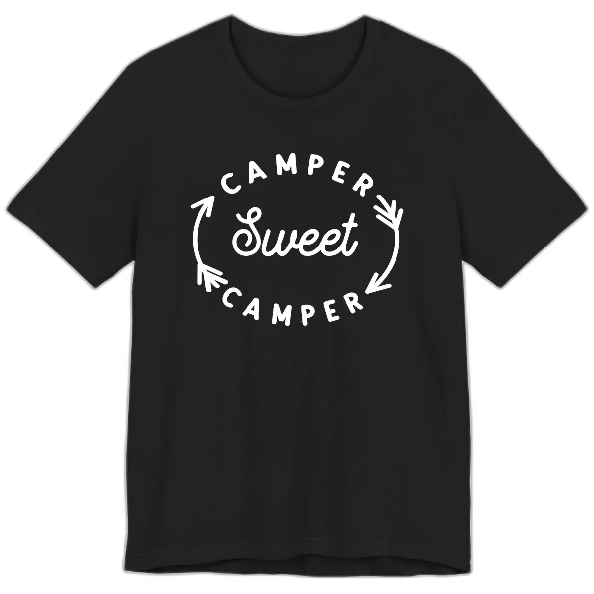 Camper Sweet Camper Premium T-Shirt in Black