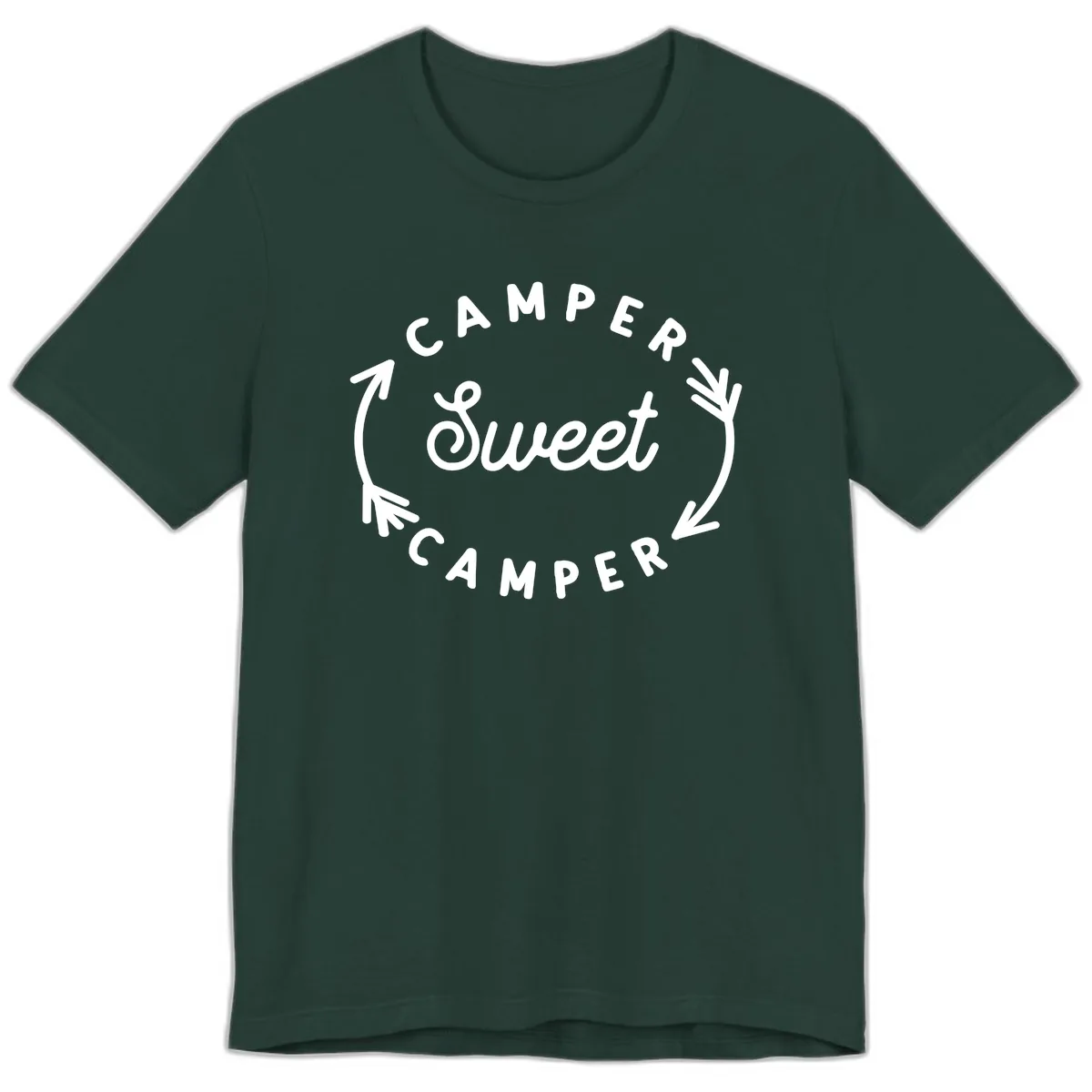 Camper Sweet Camper Premium T-Shirt in Forest