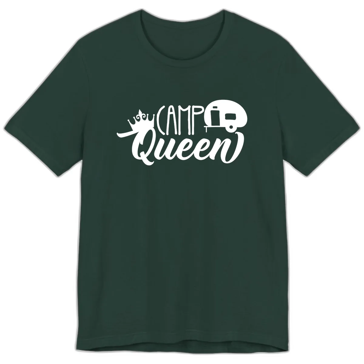Camp Queen Glamping Life Premium T-Shirt in Forest