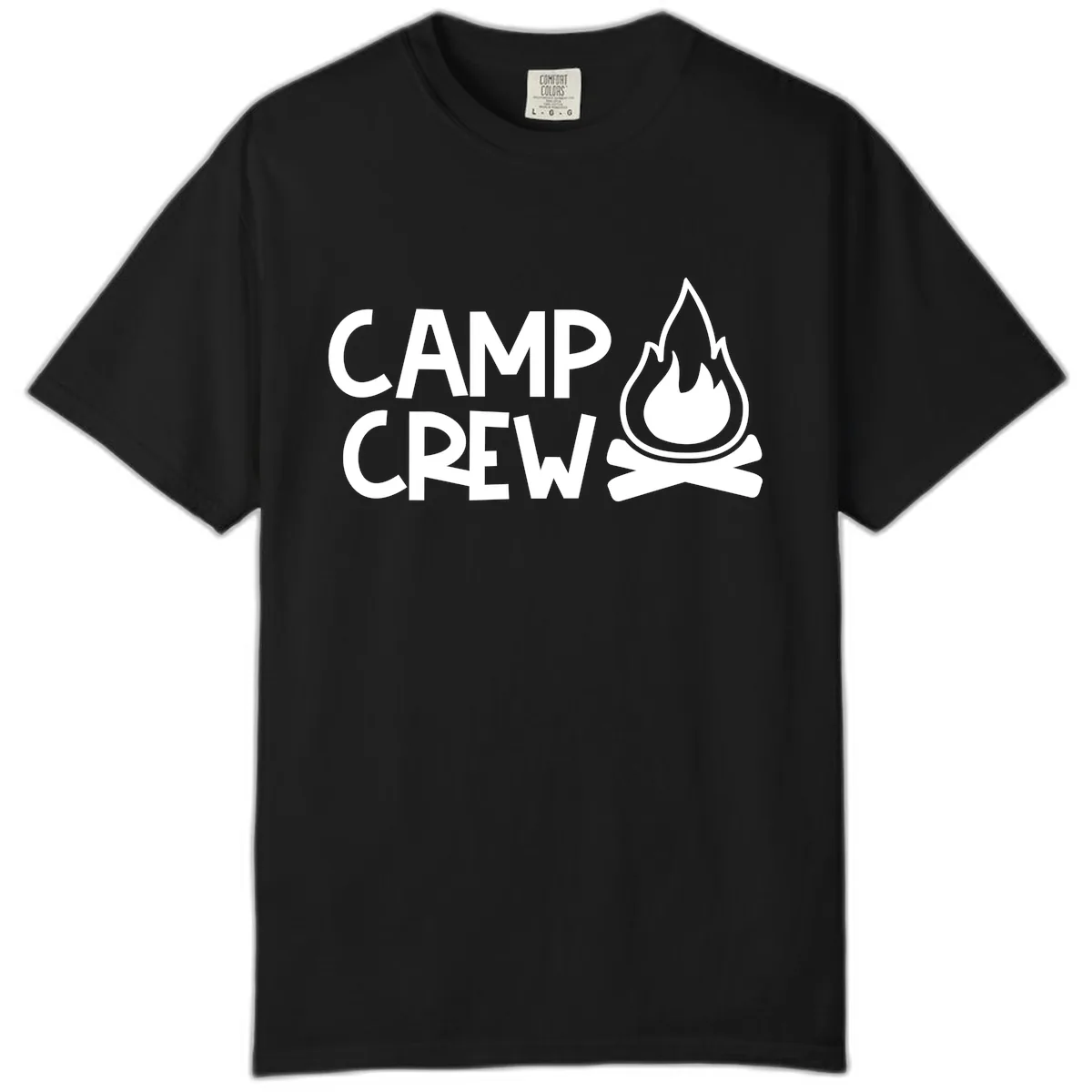 Camp Crew Campfire Comfort Color in Black