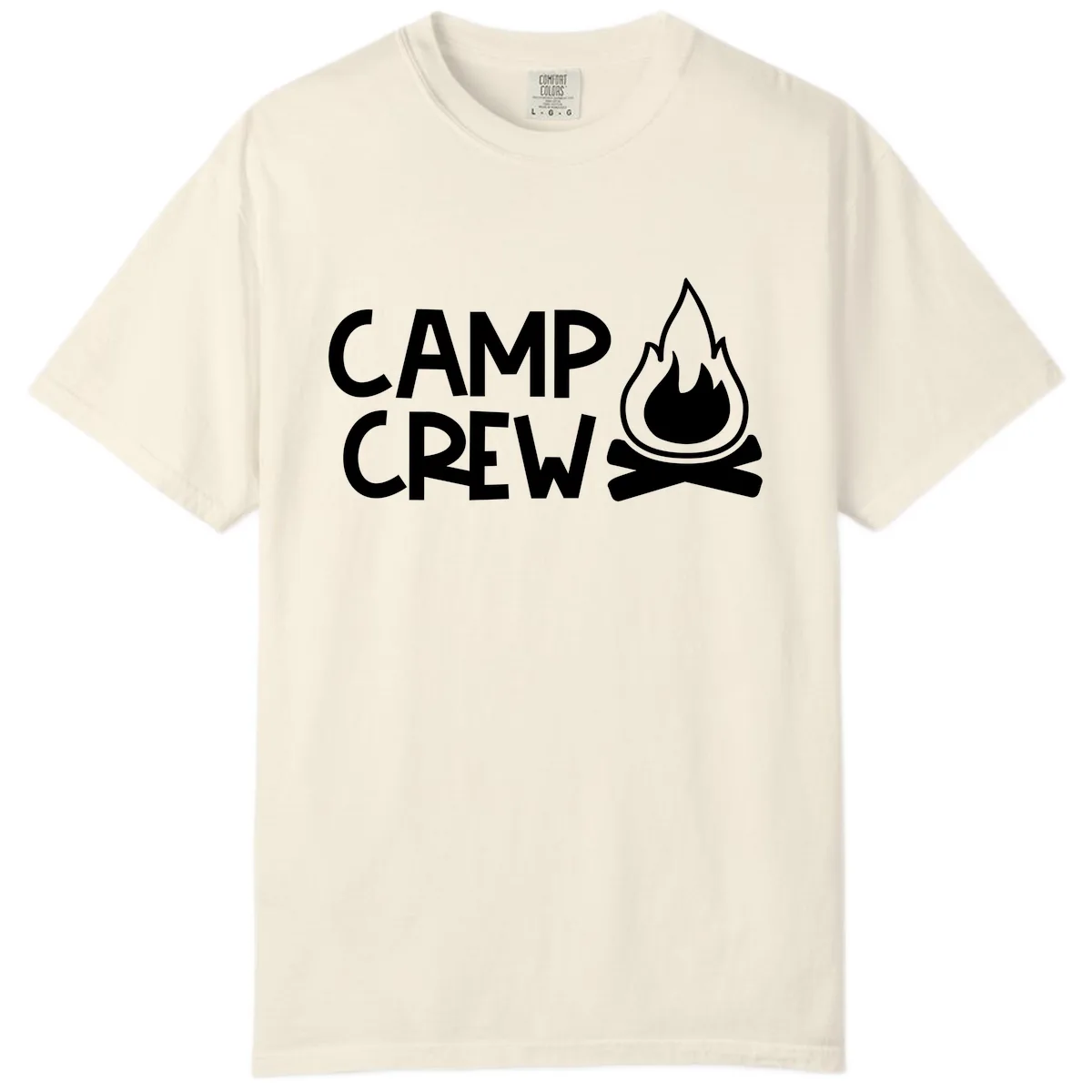 Camp Crew Campfire Comfort Color in Ivory