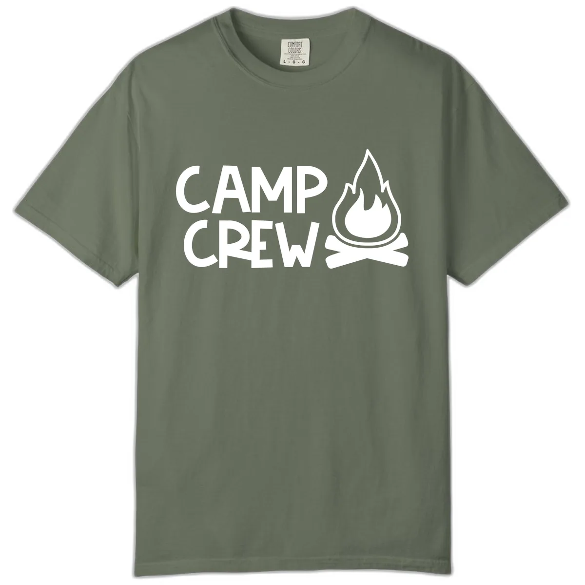 Camp Crew Campfire Comfort Color in Moss