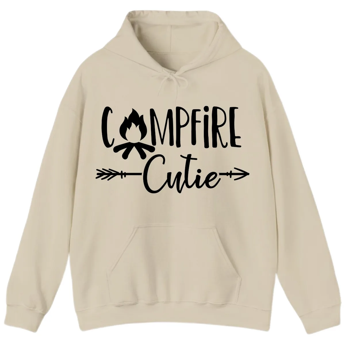 Campfire Cutie Hoodie in Sand